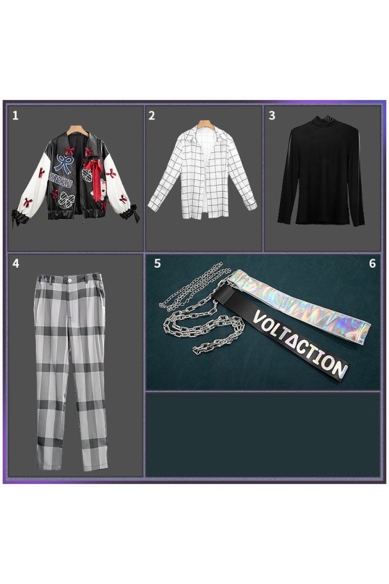 2XXT Cosplay Vtuber Seraph Dazzlegarden VOLTACTION 3rd Anniversary Cosplay Costume